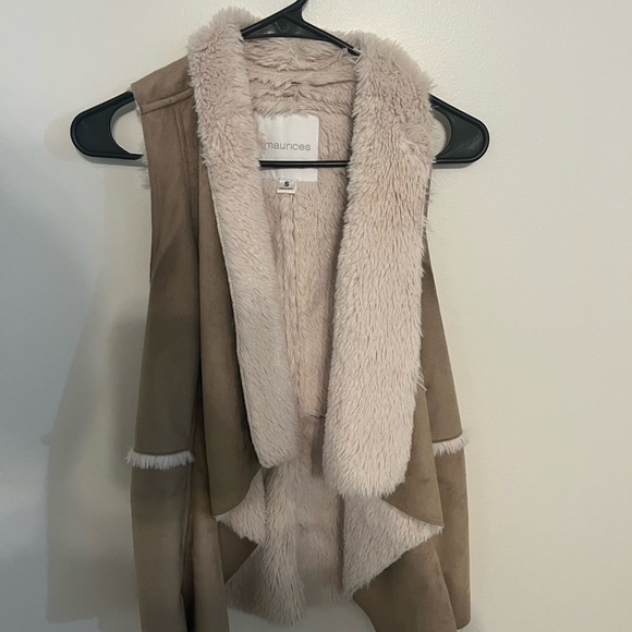 Faux Fur Shearling Vest - Picture 1 of 4